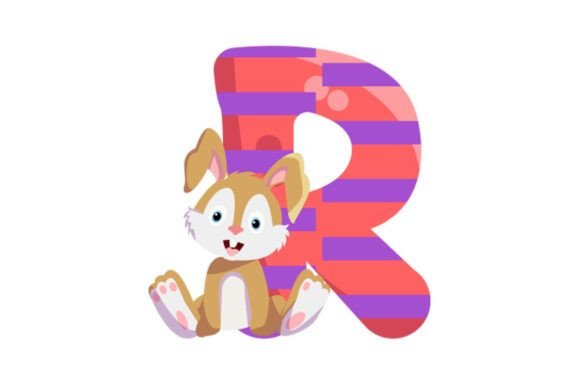 Adorable Animal Lettering: A Guide to the Alphabet R Clipart Set