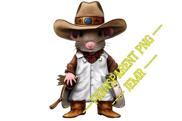 ANIMAL COWBOY PNG # 164: A Modern Take on Western Charm