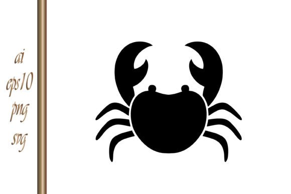 Capturing Coastal Charm: The Underwater Animal Crab Sea Life Vector