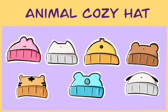 Cute Animal Cozy Hat: A Playful Font for Whimsical Design
