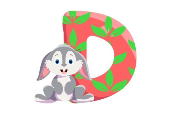 Cute Animal Icons Alphabet D Cliparts: Design Meets Personality