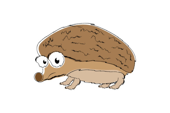 Cute Hedgehog Animal Cartoon: A Charming Font for Playful Projects