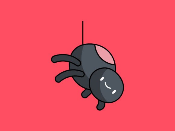 Designing Delightful Projects with a Kawaii Animal Spider Icon