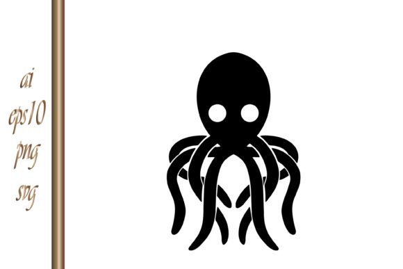 Exploring the Underwater Oktopus Animal Sea Vector