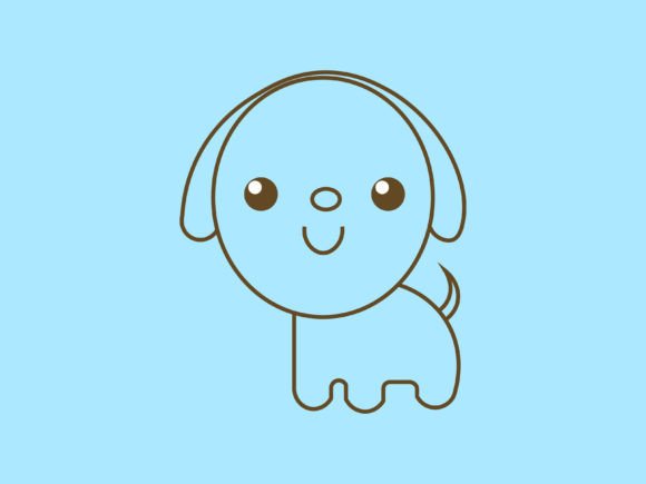 Kawaii Animal Dog Line Background: A Designer's Guide