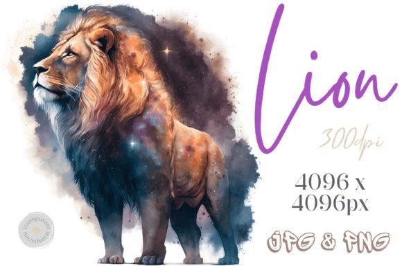 Star Lion Magical Spirit Animal Clipart: A Design Powerhouse