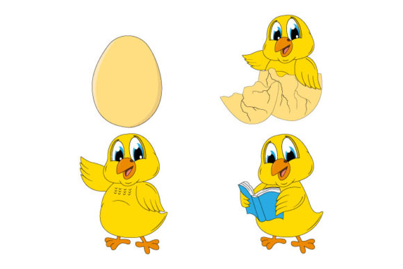The Charm of Cute Chick Animal Cartoon: A Designer's Take