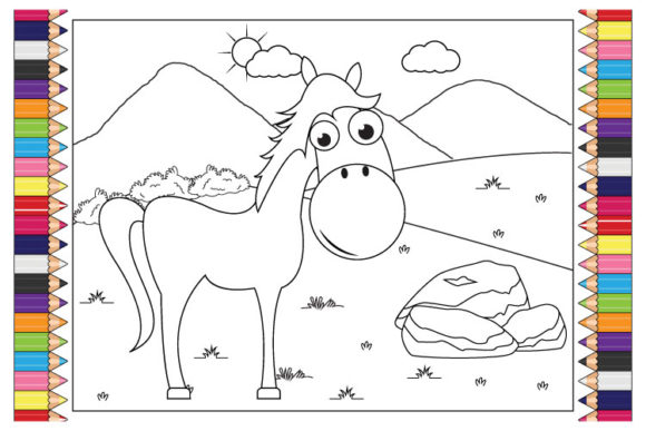 Why Coloring Horse Animal Cartoon for Kids Works Beyond Playrooms